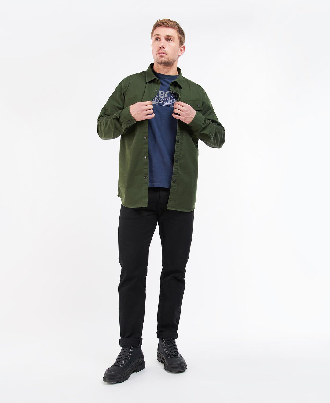 B.Intl Graphite Overshirt/Natkošulja MOS0245