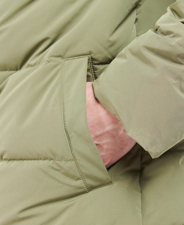 Barbour Weir Baffle Qu Lt Moss/Jakna MQU1550