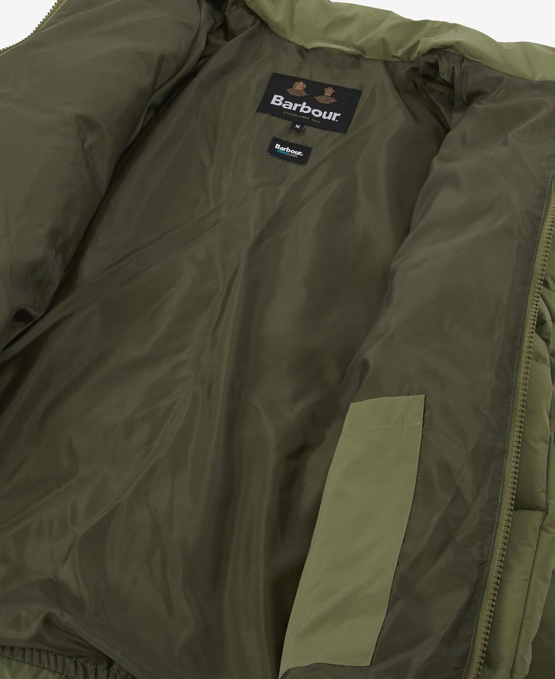 Barbour Weir Baffle Qu Lt Moss/Jakna MQU1550