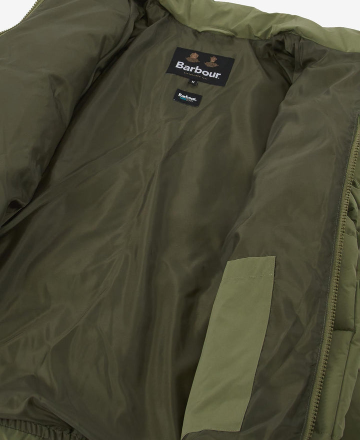 Barbour Weir Baffle Qu Lt Moss/Jakna MQU1550