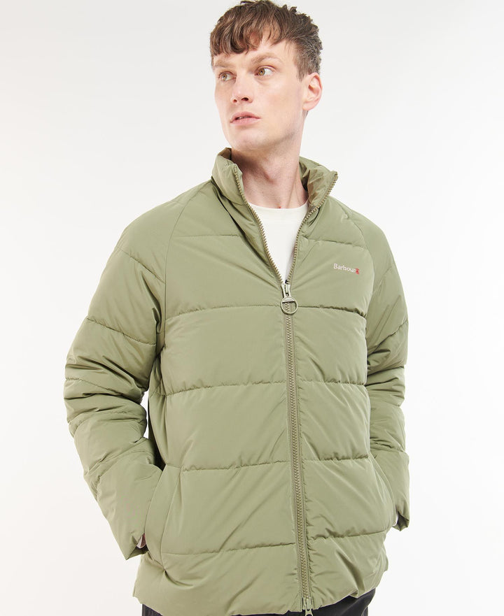 Barbour Weir Baffle Qu Lt Moss/Jakna MQU1550
