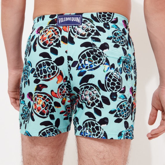 Vilebrequin Stretch Swim Shorts Screen Turtles/ Kupaće MSOC3F02