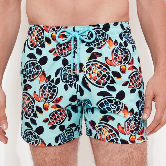 Vilebrequin Stretch Swim Shorts Screen Turtles/ Kupaće MSOC3F02