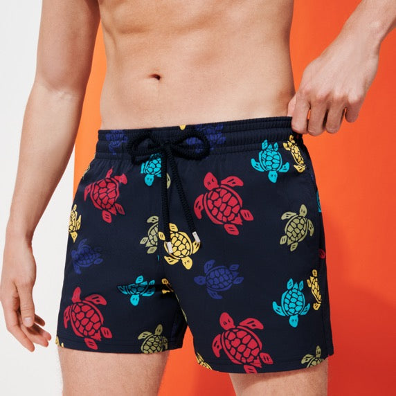 Vilebrequin Stretch Swim Shorts Ronde Des Tortues /Kupaće MSOC3F36