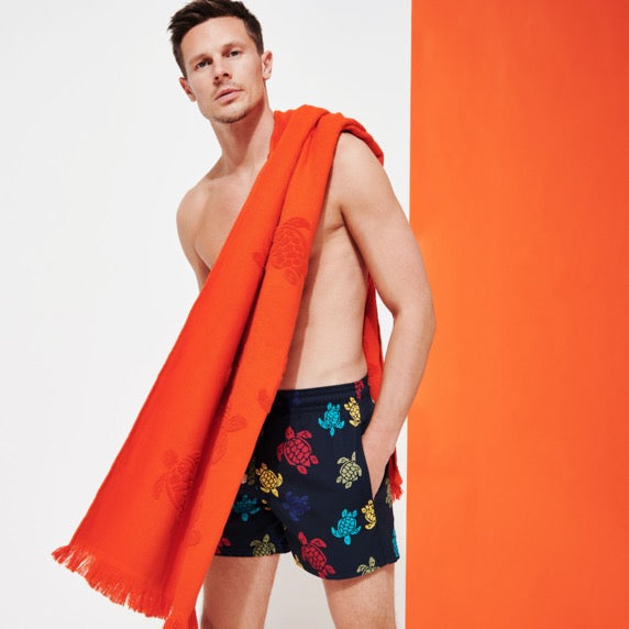 Vilebrequin Stretch Swim Shorts Ronde Des Tortues /Kupaće MSOC3F36