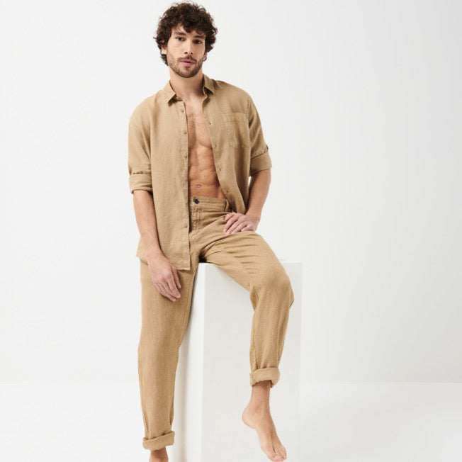 Vilebrequin Linen Pants Natural Dye/ Hlače PAHH2U73
