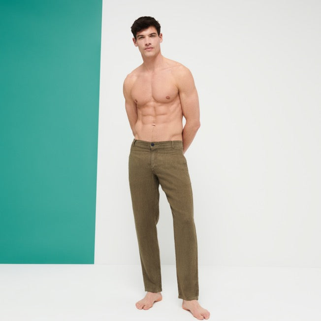 Vilebrequin Linen Pants Natural Dye/ Hlače PAHH2U73
