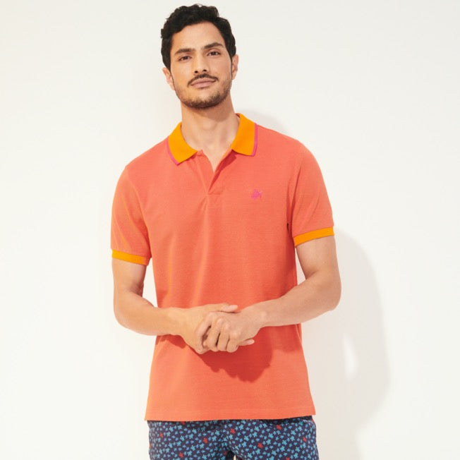 Vilebrequin Changing Cotton Pique Polo Shirt Solid/Polo majica PLTC2N02