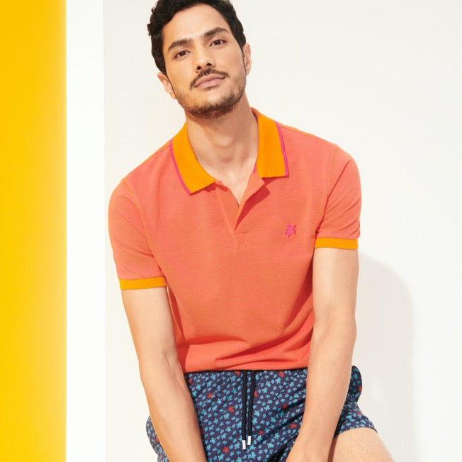 Vilebrequin Changing Cotton Pique Polo Shirt Solid/Polo majica PLTC2N02