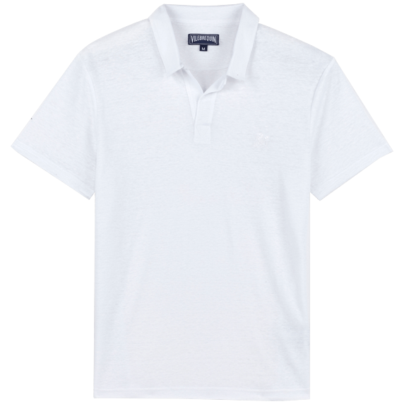 Vilebrequin Linen Jersey Polo Shirt Solid /Polo Majica PYRE9O00