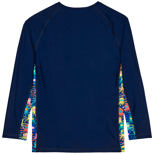 Vilebrequin Long Sleeves Men Rashguard Multicolore Medusa/Majica RLLC1R06