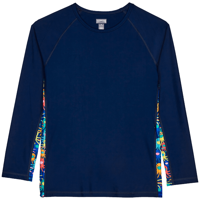 Vilebrequin Long Sleeves Men Rashguard Multicolore Medusa/Majica RLLC1R06
