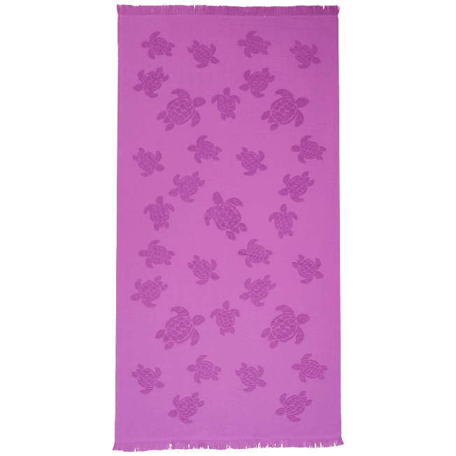 Vilebrequin Beach Fouta in Organic Cotton Turtles Jacquard/ Ručnik STHU1201