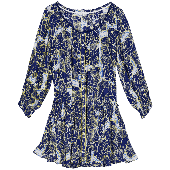 VILEBREQUIN Mini Dress Hidden Fishes - Vilebrequin x Poupette St BarthTESU2X05/Haljina