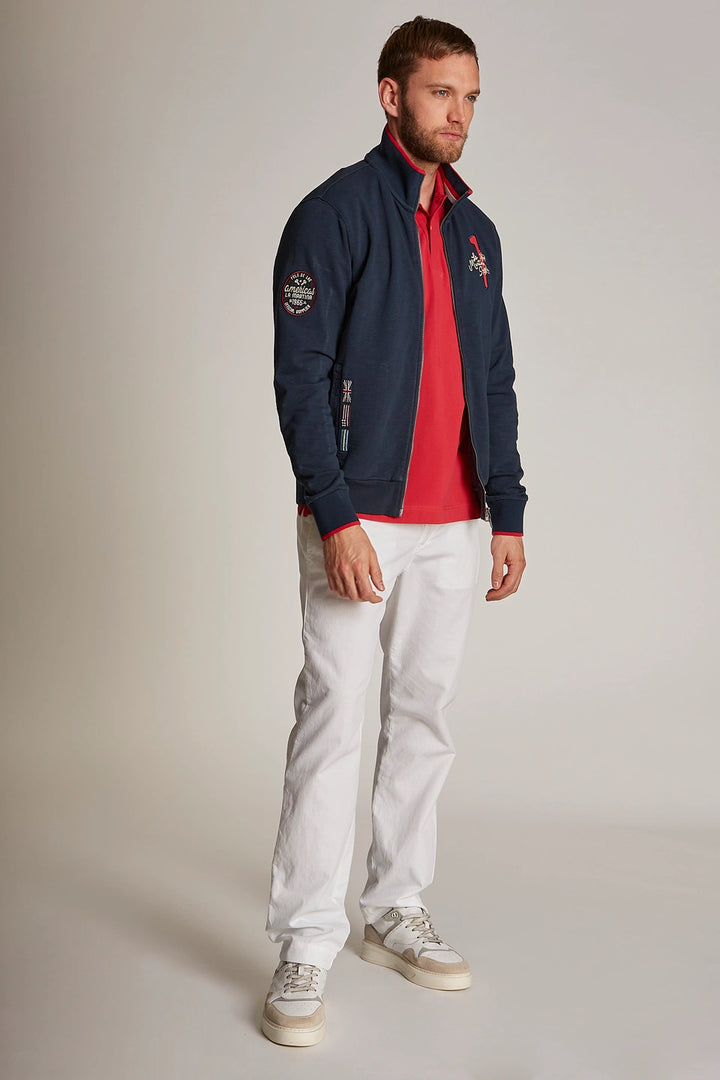 La Martina  Chino pants cotton linen/Hlače TMT014TL121