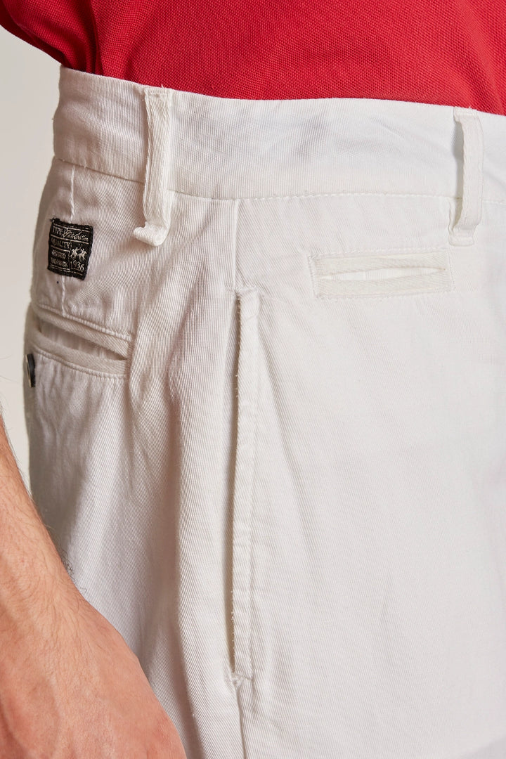 La Martina  Chino pants cotton linen/Hlače TMT014TL121