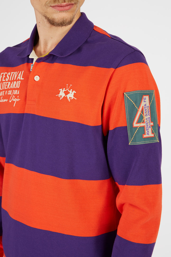 La Martina Polo L/S Striped Jersey Polos/Polo majica UMP314JS341