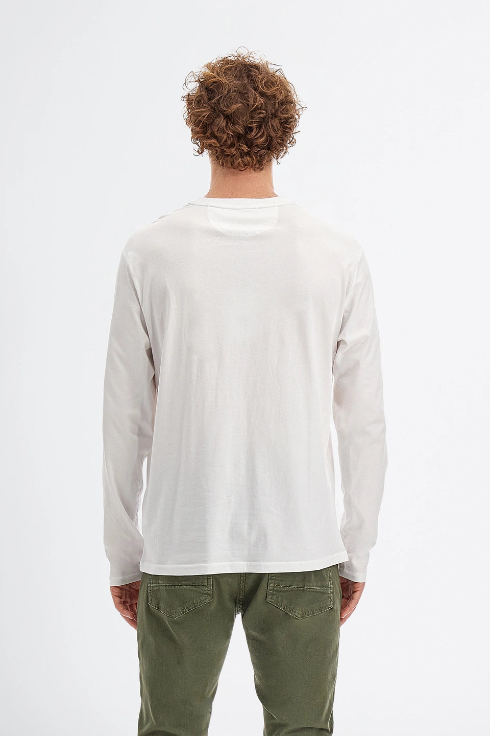 La Martina Regular fit cotton long sleeve T-shirt/Majica  UMRE30JS342