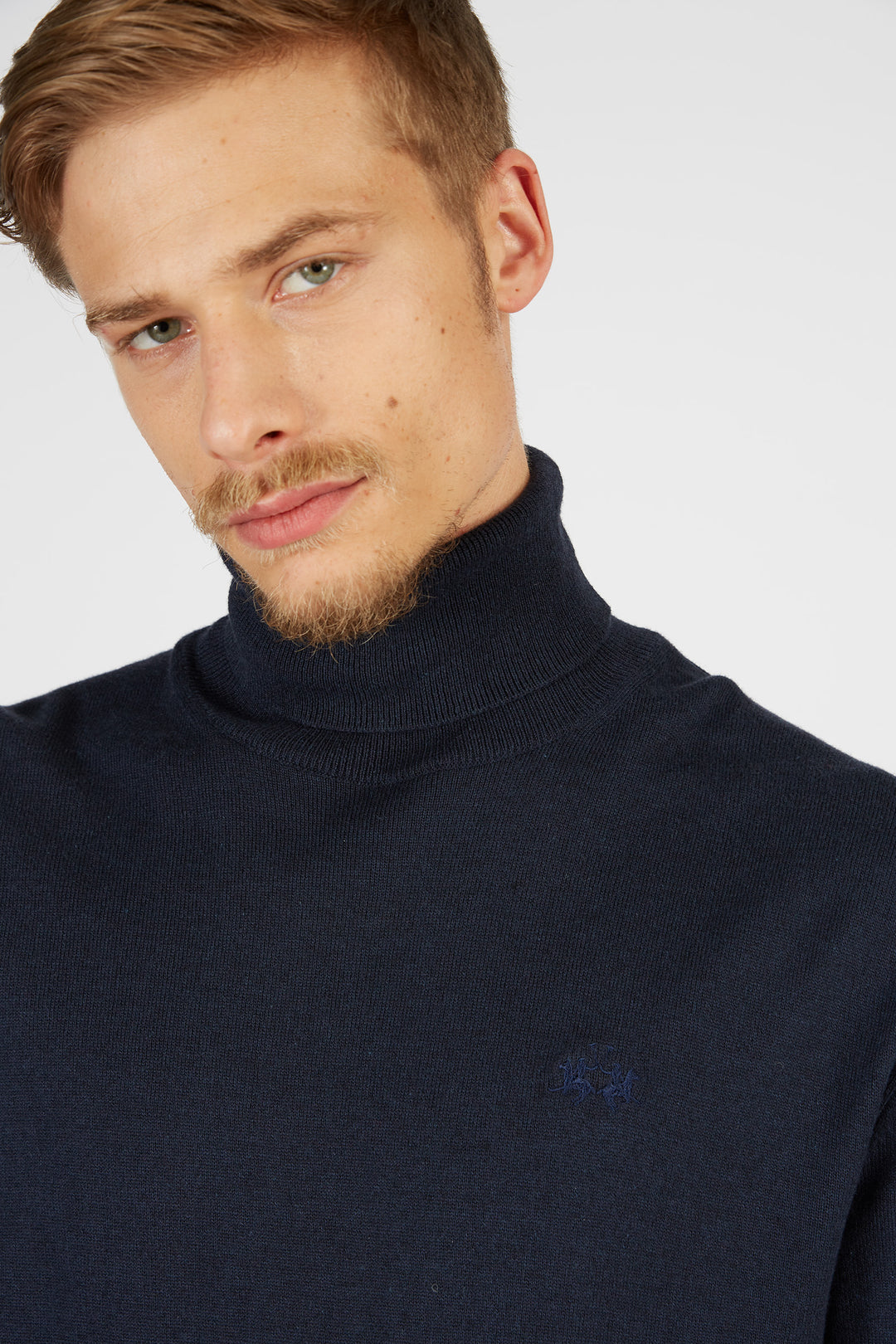 La Martina Tricot Turtle Neck Mixed W/Pulover   UMS019YW020
