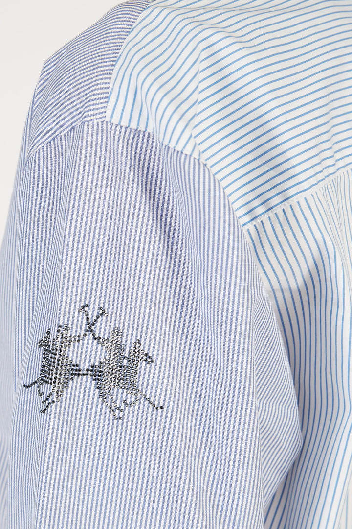 La Martina Shirt L/S Striped Stretc/Košulja     UWC002PP606