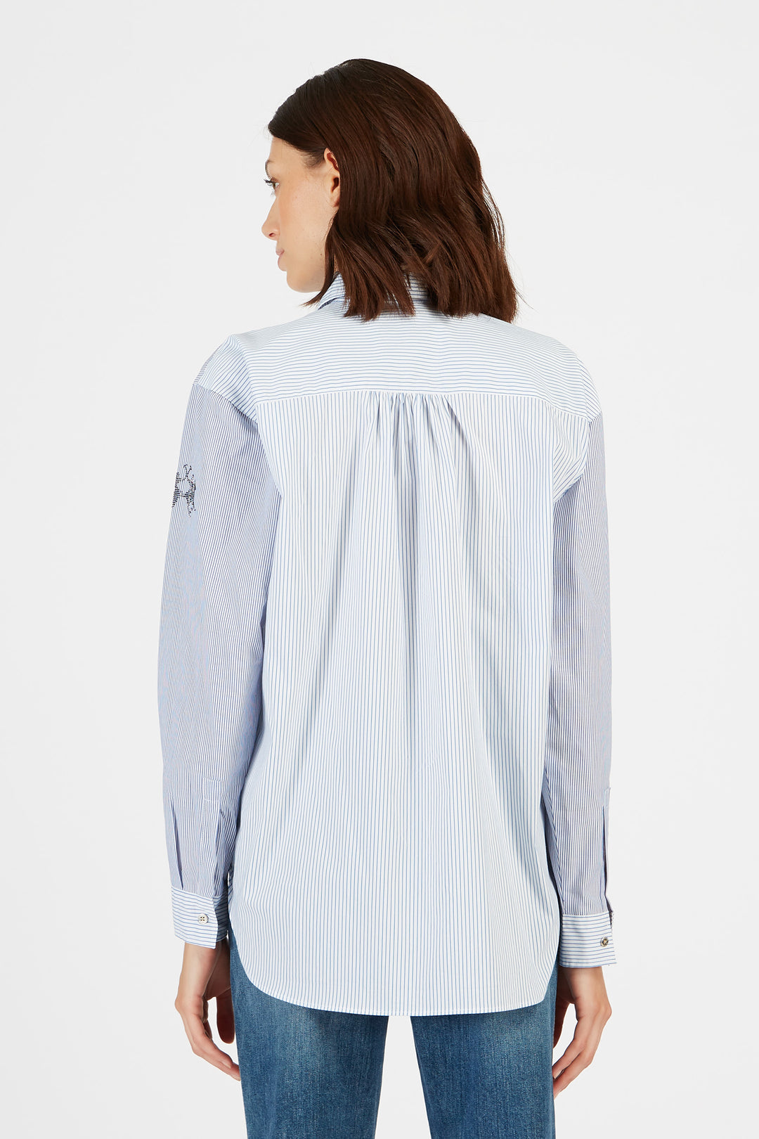 La Martina Shirt L/S Striped Stretc/Košulja     UWC002PP606