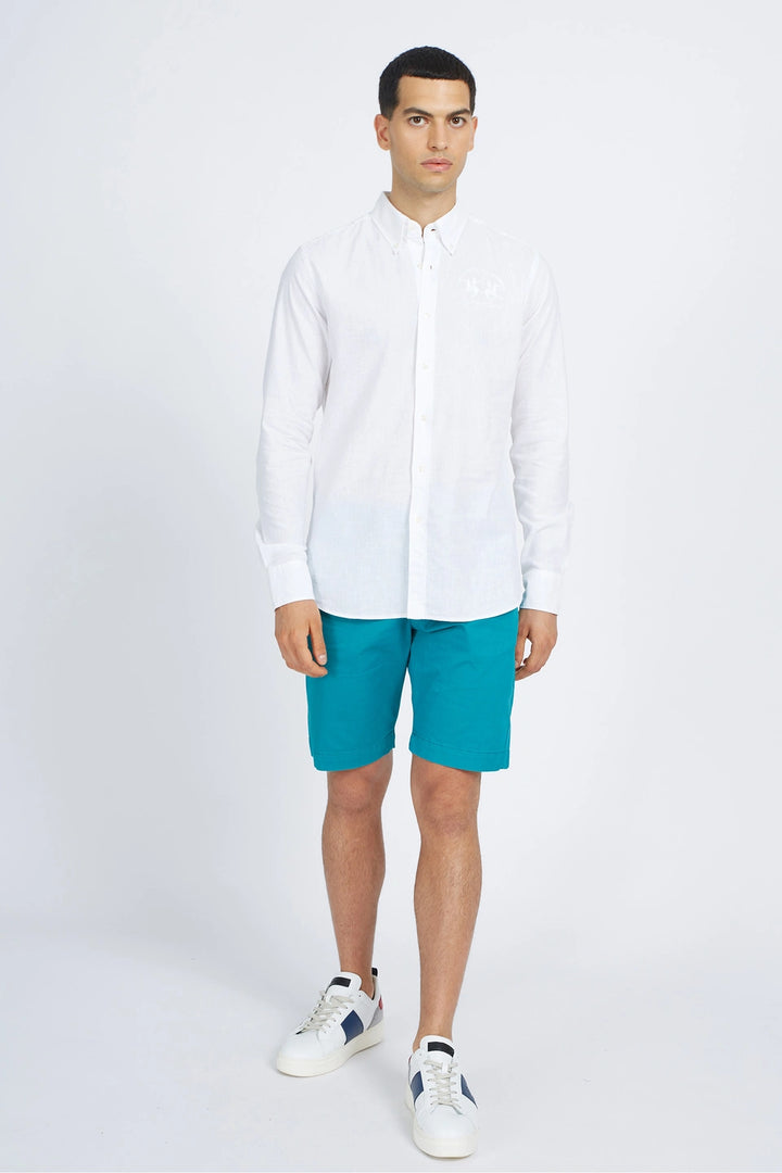 La Martina Shirt L/S Cotton Linen / Košulja  VMC004TL072
