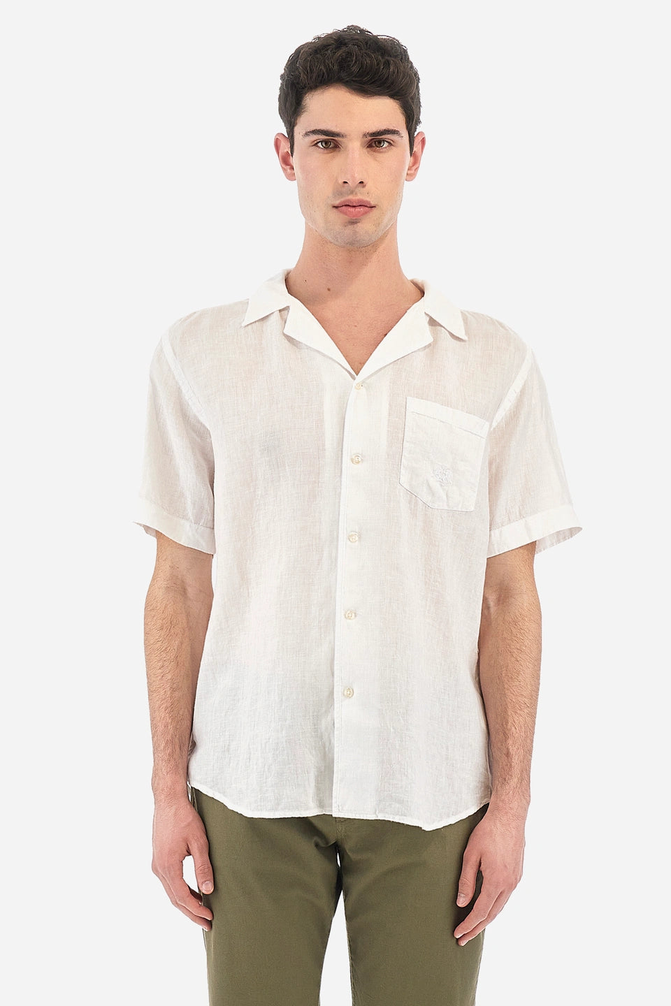 La Martina Shirt L/S Light Linen / Košulja VMC025TL319