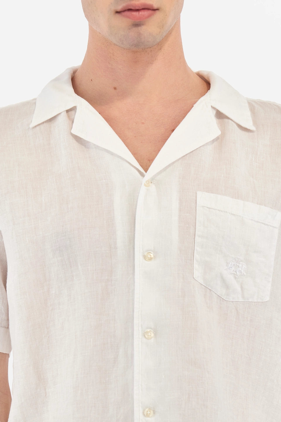La Martina Shirt L/S Light Linen / Košulja VMC025TL319