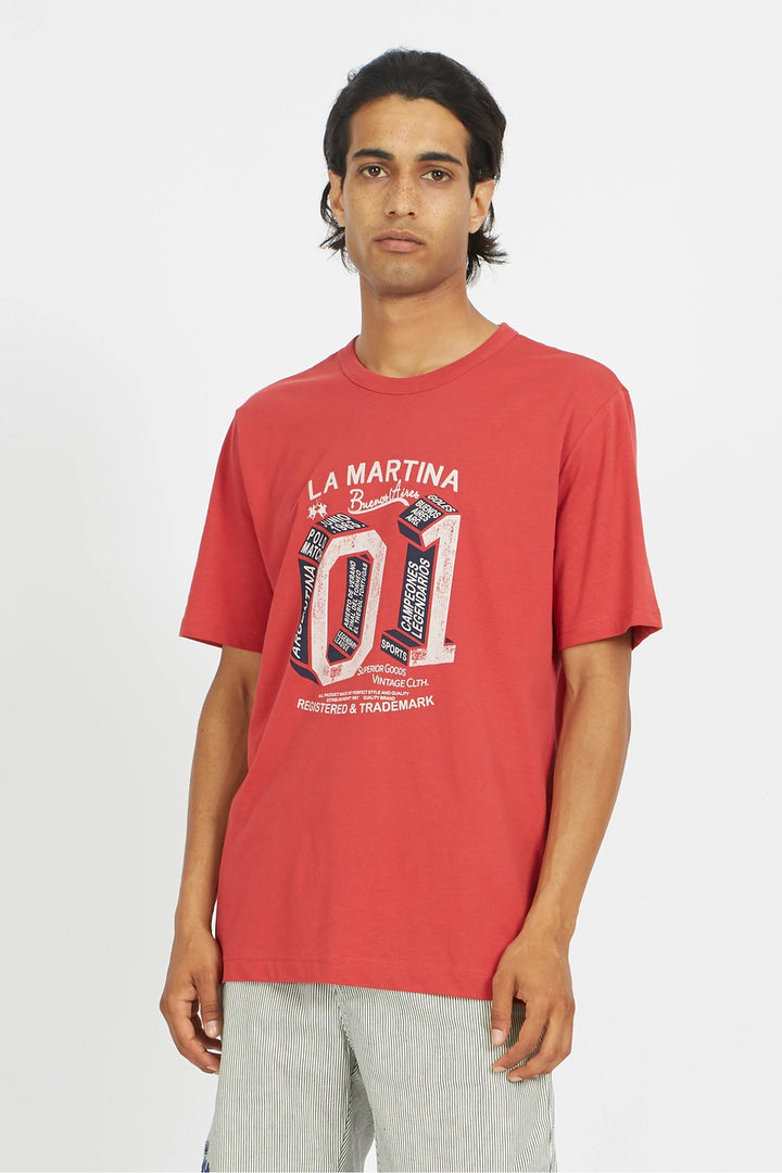 La Martina T-Shirt S/S Jersey / Majica VMR320JS206