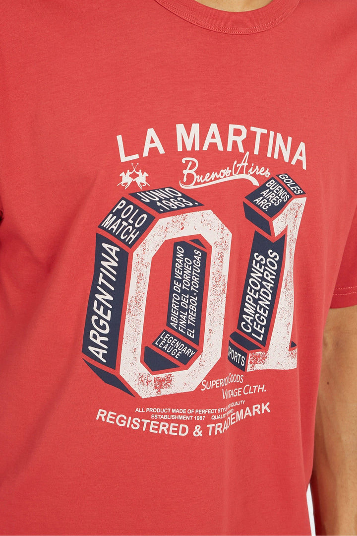 La Martina T-Shirt S/S Jersey / Majica VMR320JS206