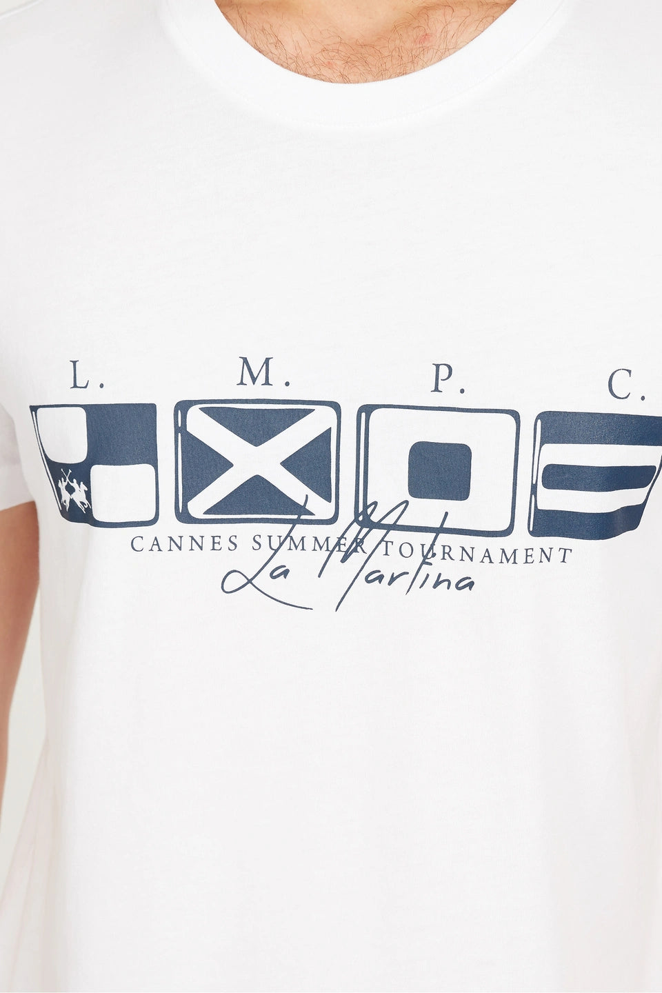 La Martina T-Shirt S/S Jersey /Majica VMR324JS206