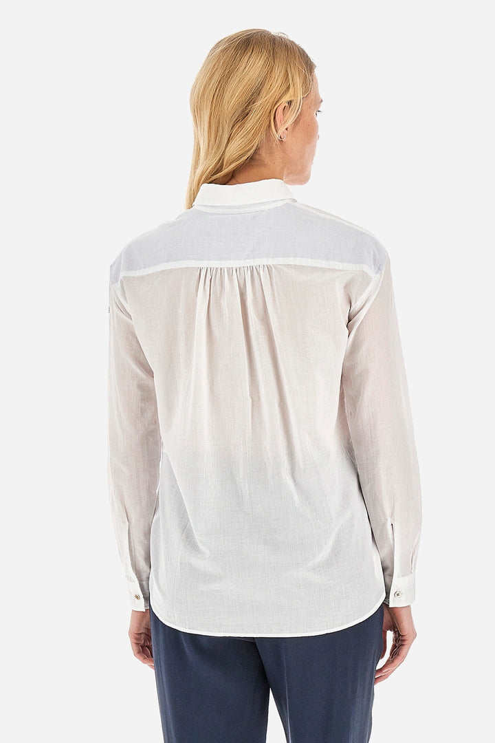 La Martina Shirt L/S Cotton Muslin /Košulja VWC002TL328